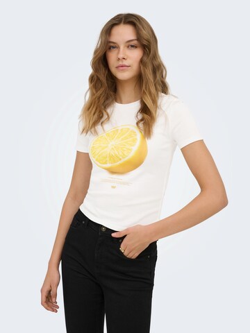 ONLY Koszulka w kolorze biały