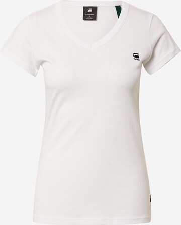 G-Star RAW - Camisa 'Eyben' em branco: frente