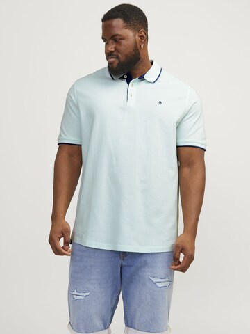 Jack & Jones Plus Shirt in Blauw: voorkant