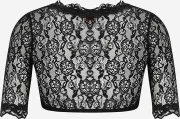 Krüger Madl - Blusa tradicional 'Cassandra' en negro