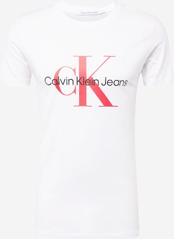 Calvin Klein Jeans Koszulka w kolorze biały: przód