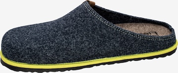 Fischer Markenschuh Hausschuh 'Helge' in Blau: Vorderseite