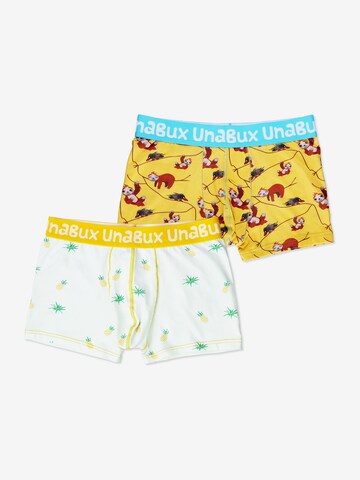 UNABUX Boxershorts in Gelb: predná strana