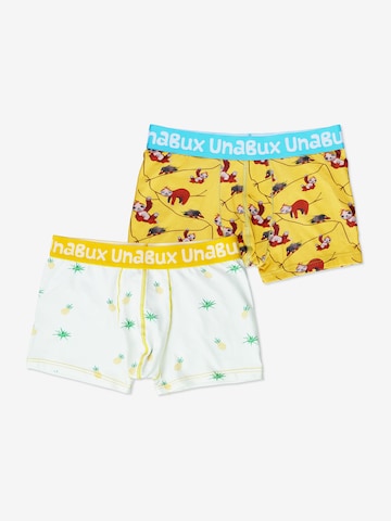 UNABUX Boxer shorts in Yellow: front