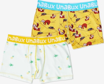 UNABUX Boxershorts in Gelb: Vorderseite