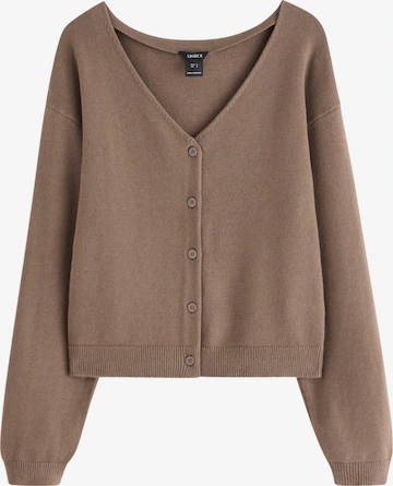 Cardigan 'Stina' Lindex en marron : devant