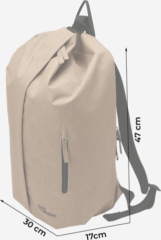 JACK WOLFSKIN Backpack 'Traveltopia' in Beige