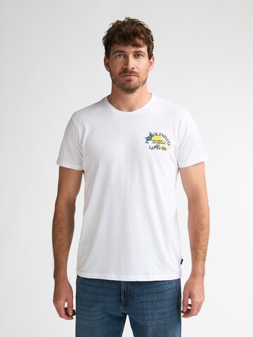 Petrol Industries Shirt 'CosmosAzul' in Wit