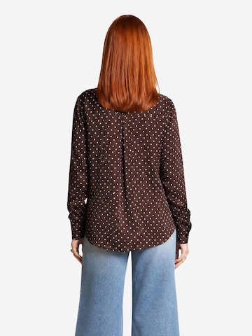 GUESS - Blusa 'NEW LS CLOUIS W6YH68 W3212' en marrón