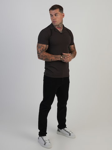 SikSilk Shirt in Brown