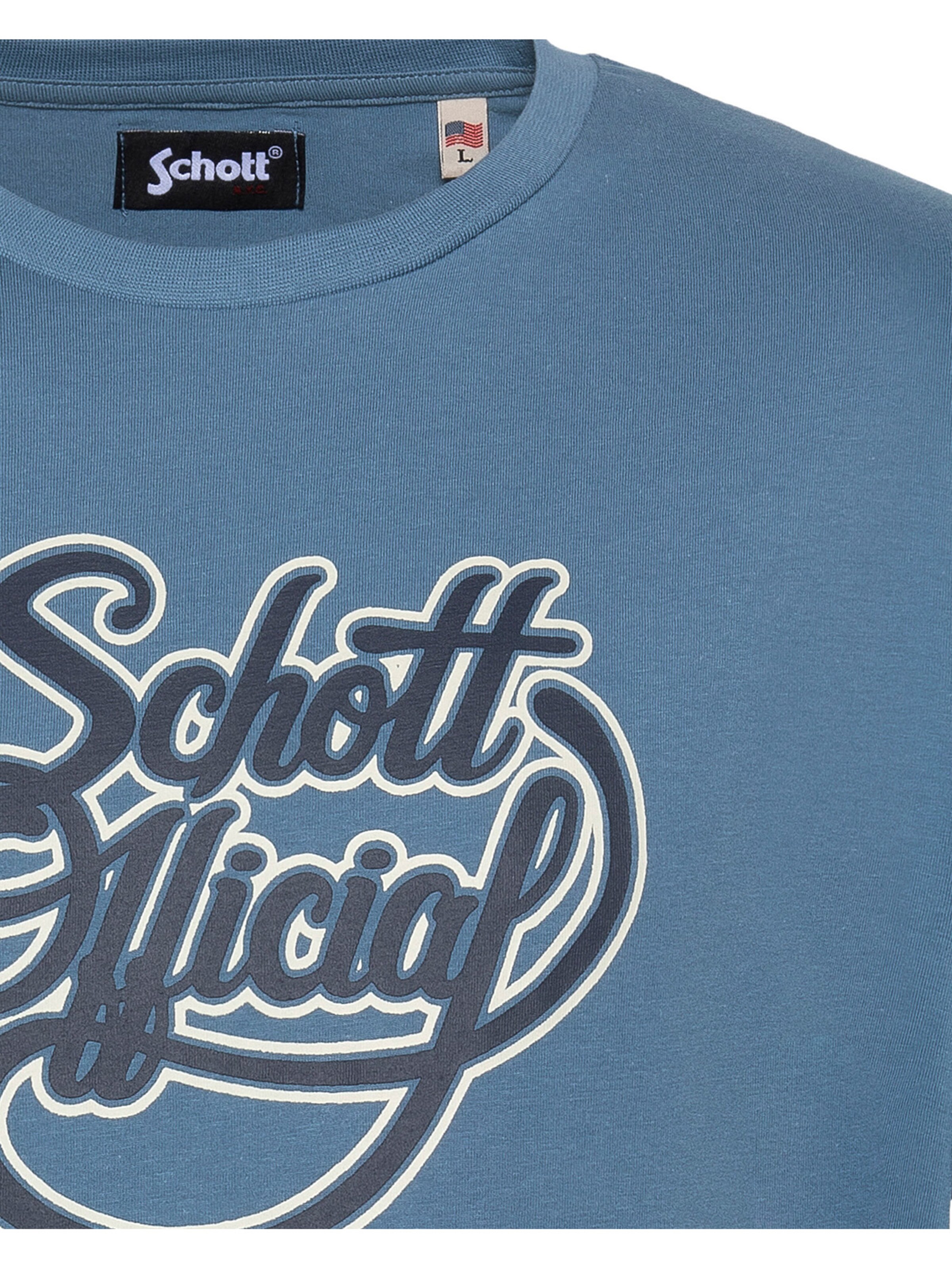Schott NYC Shirt‌ in Blau