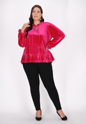 faina - Blusa em rosa