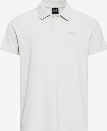 JACK WOLFSKIN Poloshirt in Weiß: Vorderseite