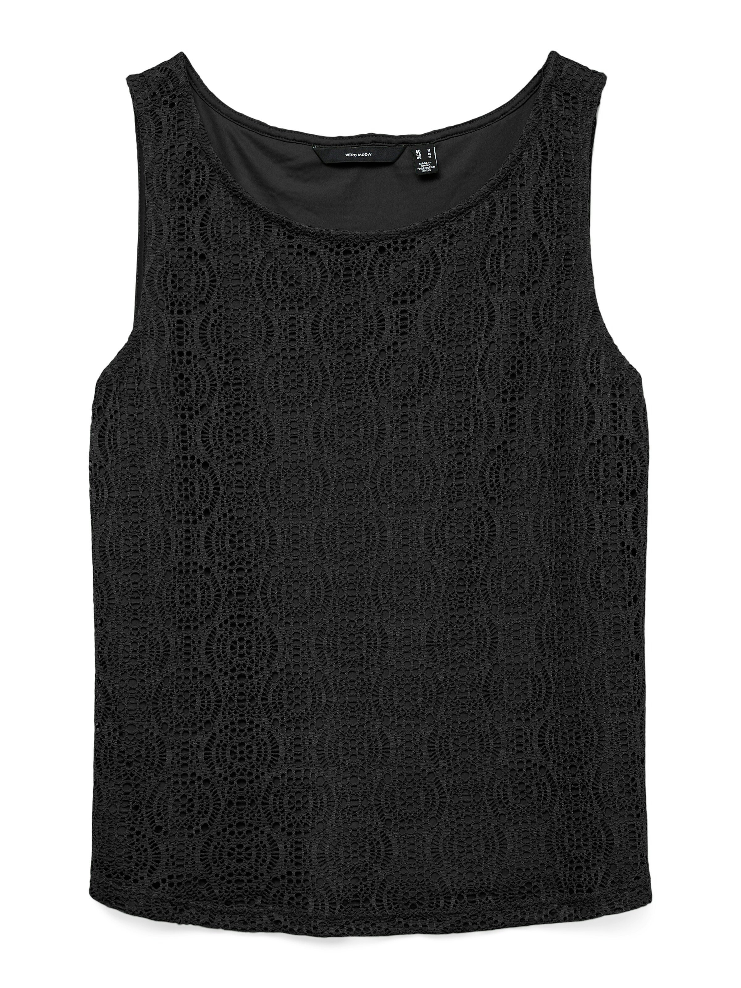 VERO MODA Knitted top 'VMMAYA' in Black: front