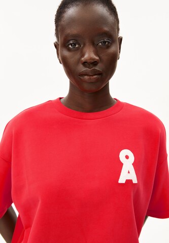 ARMEDANGELS Sweatshirt 'BAMIKA' in Red: front