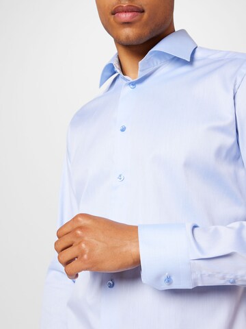 ETON - Slim Fit Camisa clássica em azul