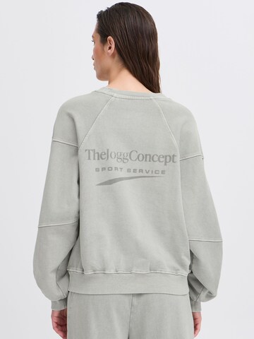 Sweat-shirt 'Rubi' The Jogg Concept en gris : devant