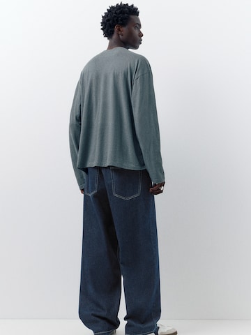 Pull&Bear Baggy Jeans in Blau