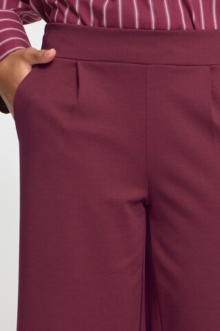 Wide Leg Pantalon 'IHKate' ICHI en violet