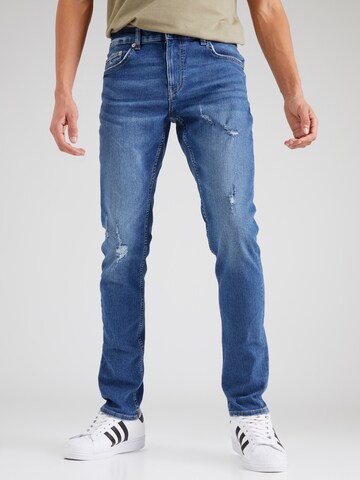 Only & Sons Regular Jeans 'LOOM' in Blauw: voorkant