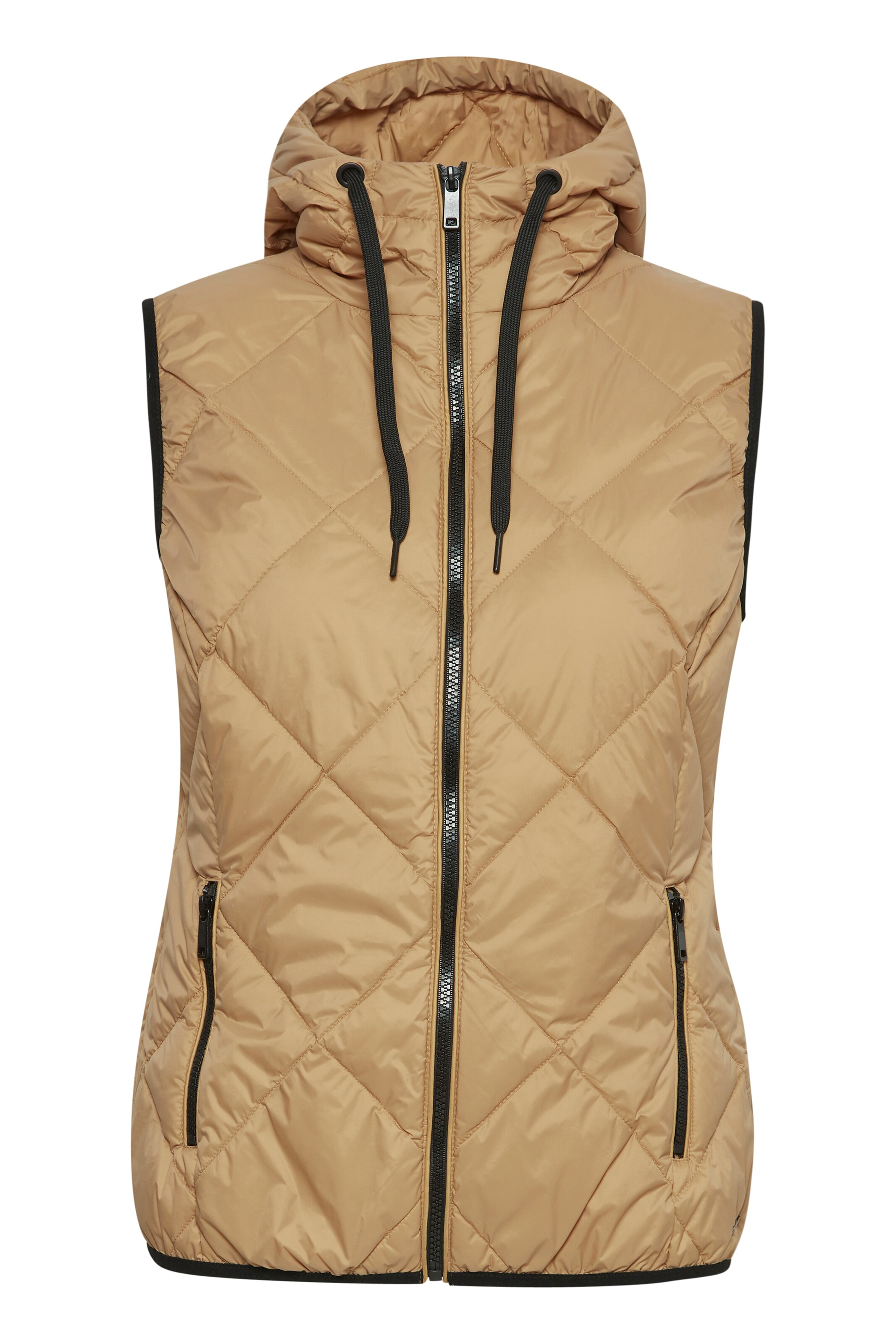 b.young Weste 'AMALIA' in hellbraun, Produktansicht