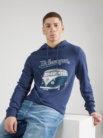 Sweat-shirt BLEND en bleu : devant