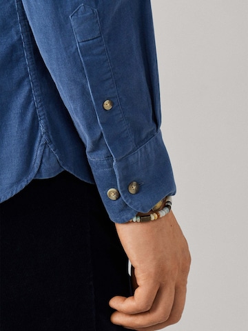 Hackett London Regular Fit Hemd in Blau
