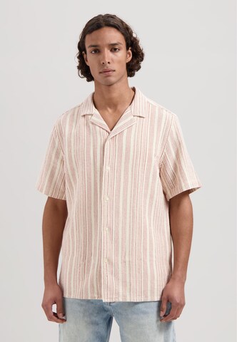 Dstrezzed Regular fit Button Up Shirt 'Sandy' in Beige
