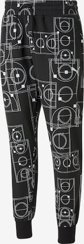 Pantalon de sport 'Courtside Booster' PUMA en noir : devant