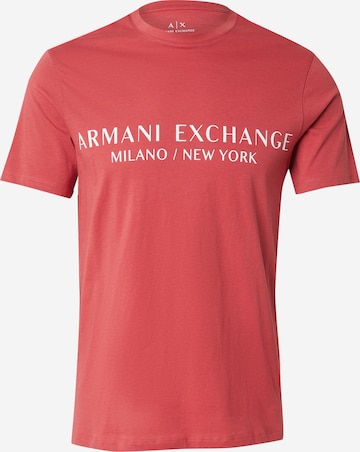 T-Shirt '8NZT72' ARMANI EXCHANGE en rouge : devant