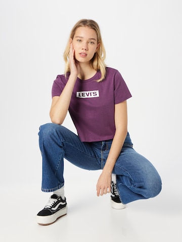 LEVI'S ® Shirts 'GR Cropped Jordie Tee' i lilla