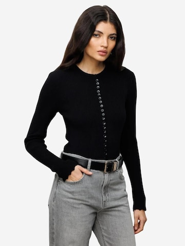 Cardigan MixRay en noir : devant