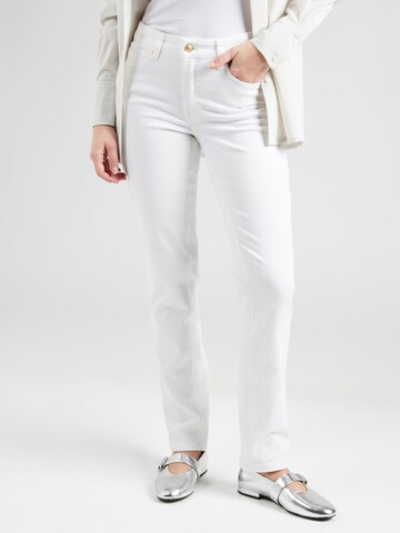 MAC Slim fit Jeans 'Melanie' in White: front
