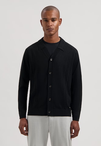 Dstrezzed Regular fit Knit cardigan 'Saint' in Black: front