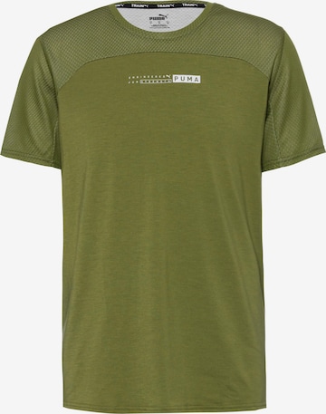 žalia PUMA Sportiniai marškinėliai 'DriRelease': priekis