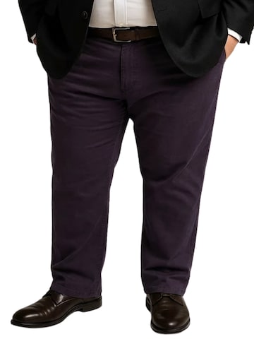 Lavecchia Wide Leg Chinohose in Blau