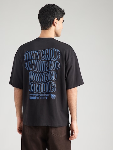 Woodbird Tričko 'Beam Wobble' - Čierna: predná strana