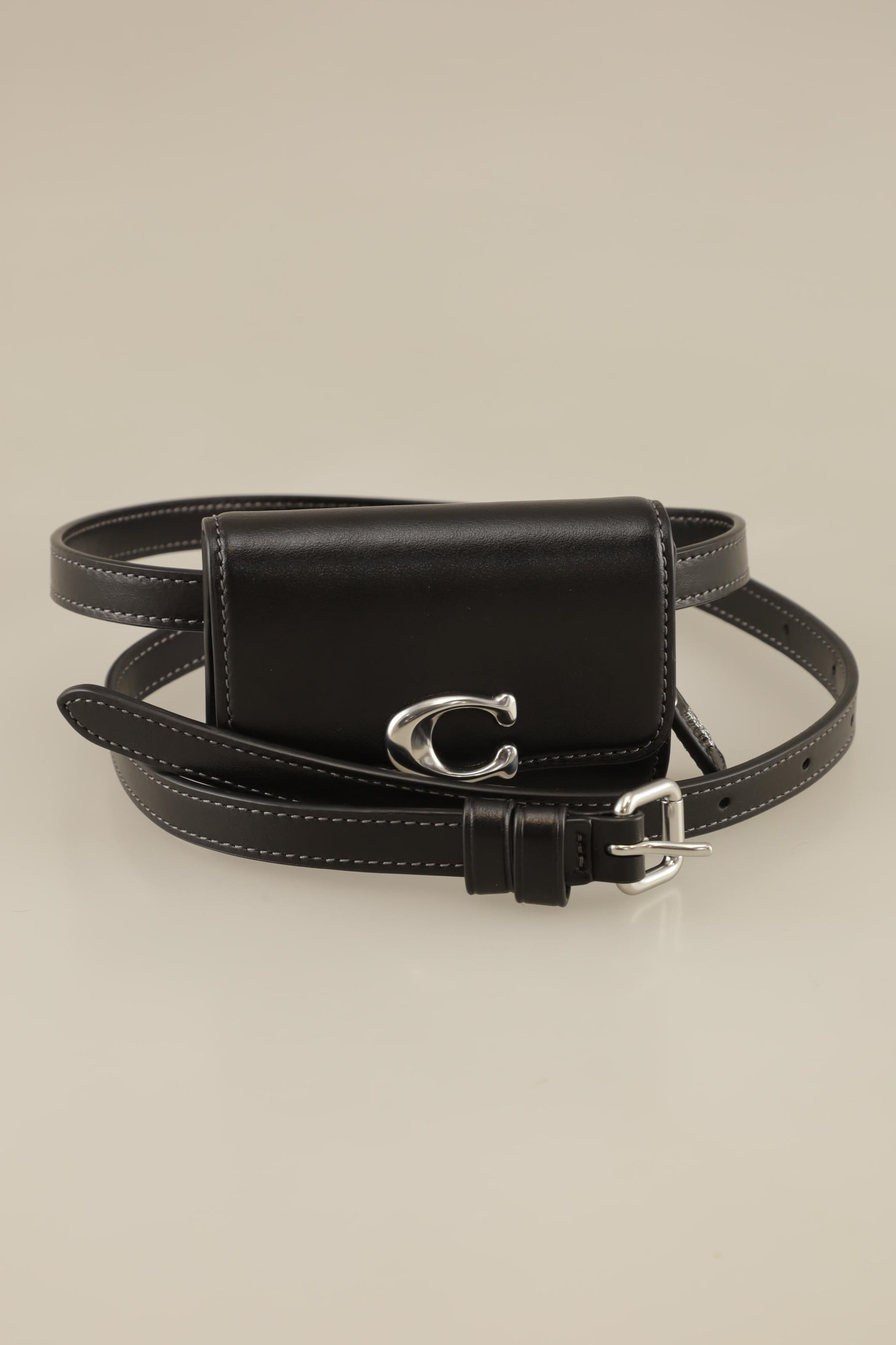 COACH Handtasche klein Leder One Size in Schwarz: Vorderseite