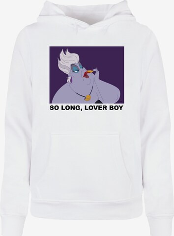 ABSOLUTE CULT Sweatshirt 'Little Mermaid - Ursula So Long Lover Boy' in Wit: voorkant