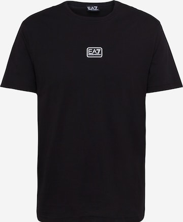 EA7 Emporio Armani - Camiseta en negro: frente