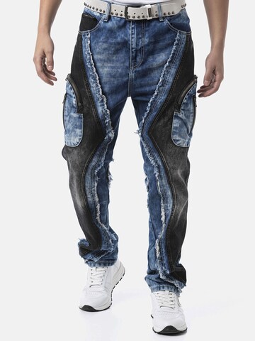 CIPO & BAXX Loosefit Jeans 'CD909' in Blauw