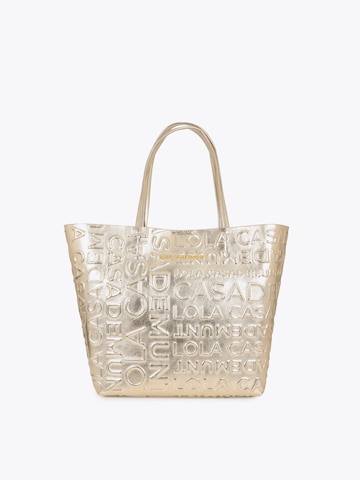 Lola Casademunt Torba shopper w kolorze złoty: przód