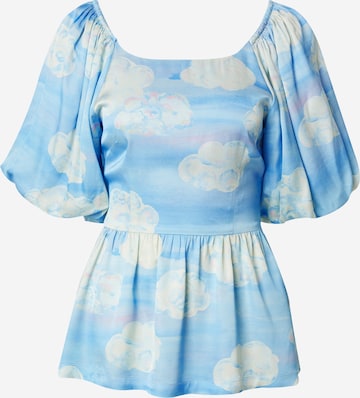 Helmstedt - Camiseta 'Magnolia' en azul: frente