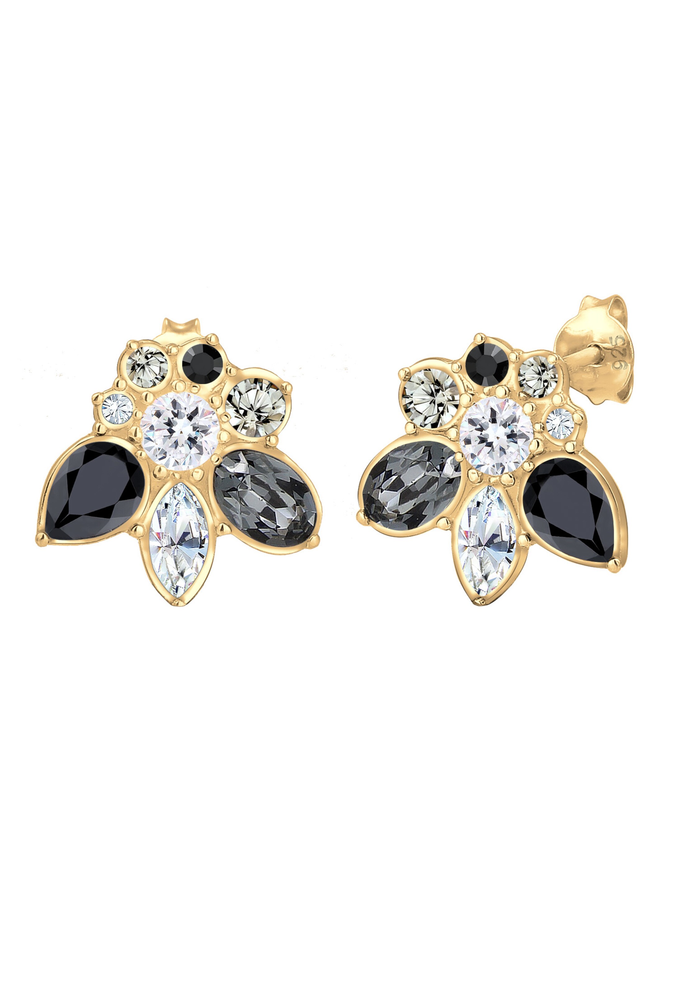 ELLI PREMIUM Earrings 'Kristall' in Gold