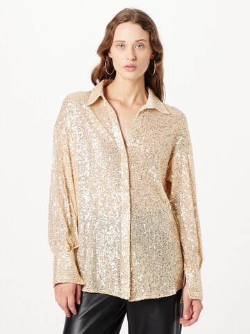 Misspap Blouse in Goud: voorkant