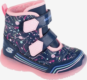 SKECHERS Boot 'Skechers Illumi-Brights - Power Paint' in Blue: front
