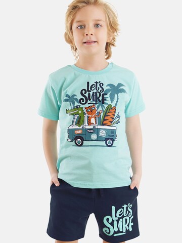 Survêtement 'Lets Surf' Denokids en bleu : devant