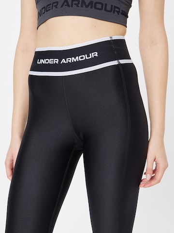UNDER ARMOUR Skinny Sportovní kalhoty 'HeatGear' – černá