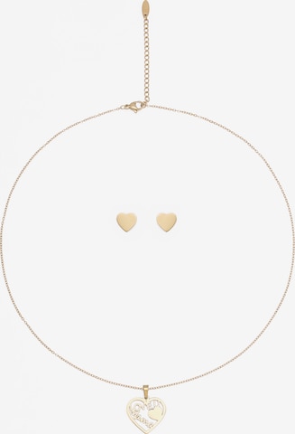 Usha Sieraden set in Goud: voorkant