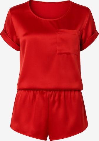 C&City Short Pajama Set in Red: front